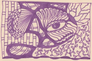 purple doodle